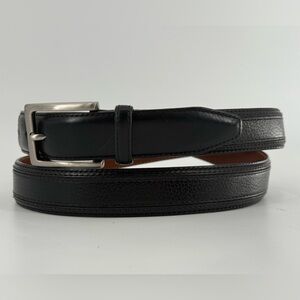 Johnston &‎ Murphy Black Business Casual Leather Belt 40